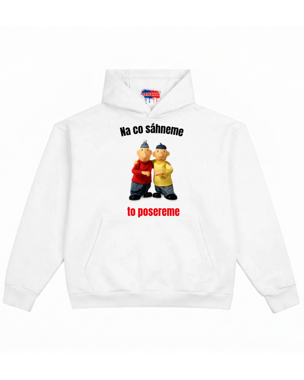Mikina Na co sáhneme to posereme