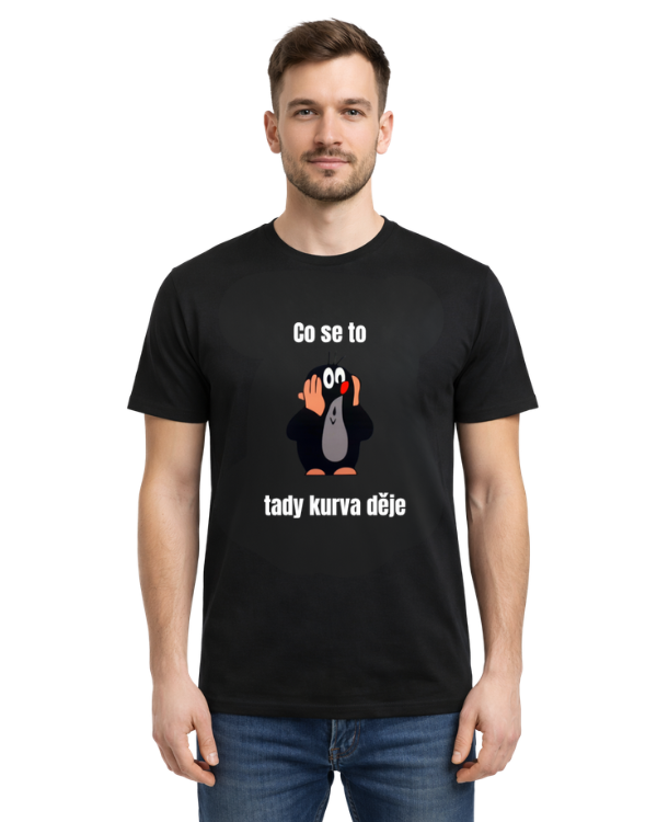 tričko - Co se to tady kurva děje